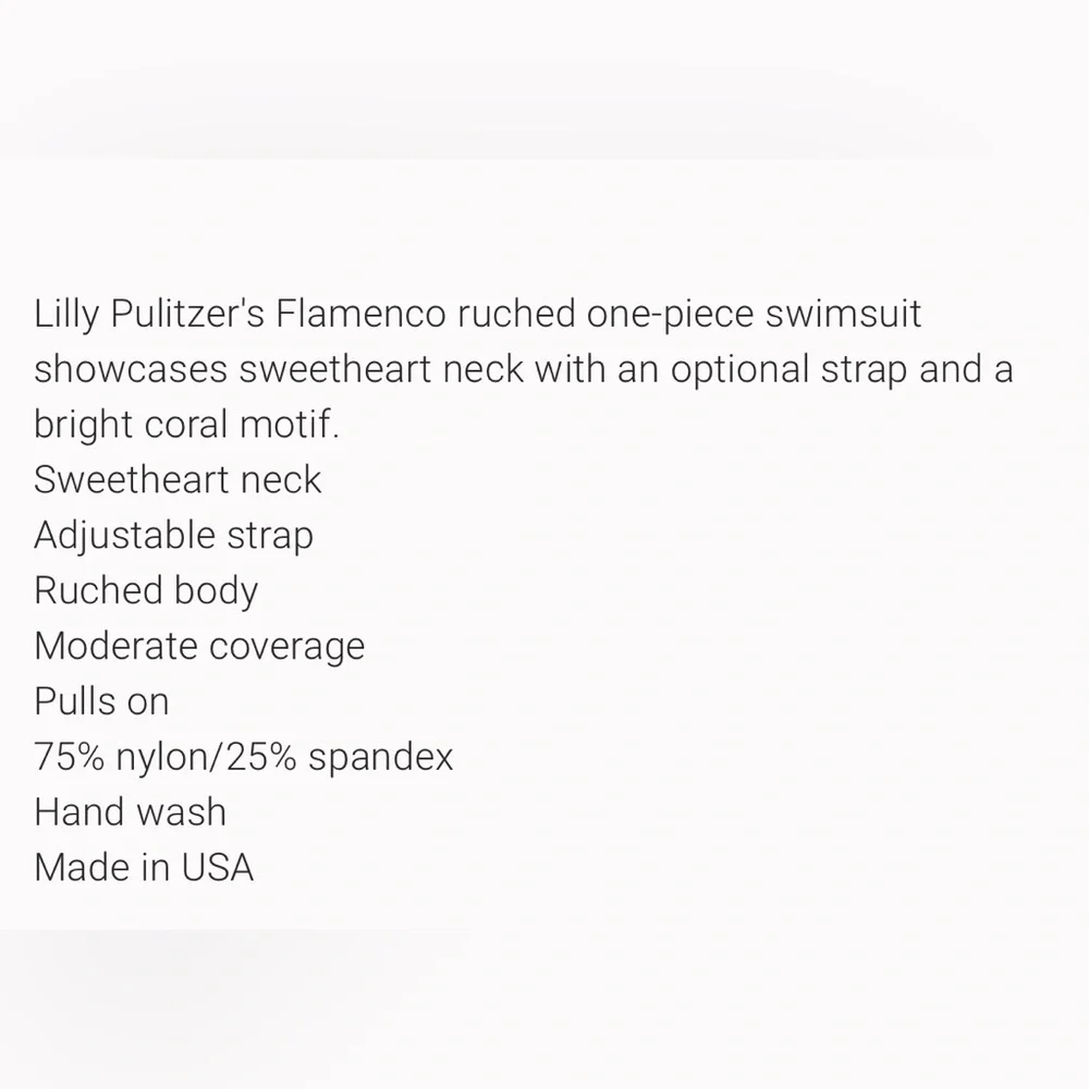 Lilly Pulitzer Flamenco One-Piece Swimsuit in the Multi Bahamas Beachcomber - Picture 5 of 8